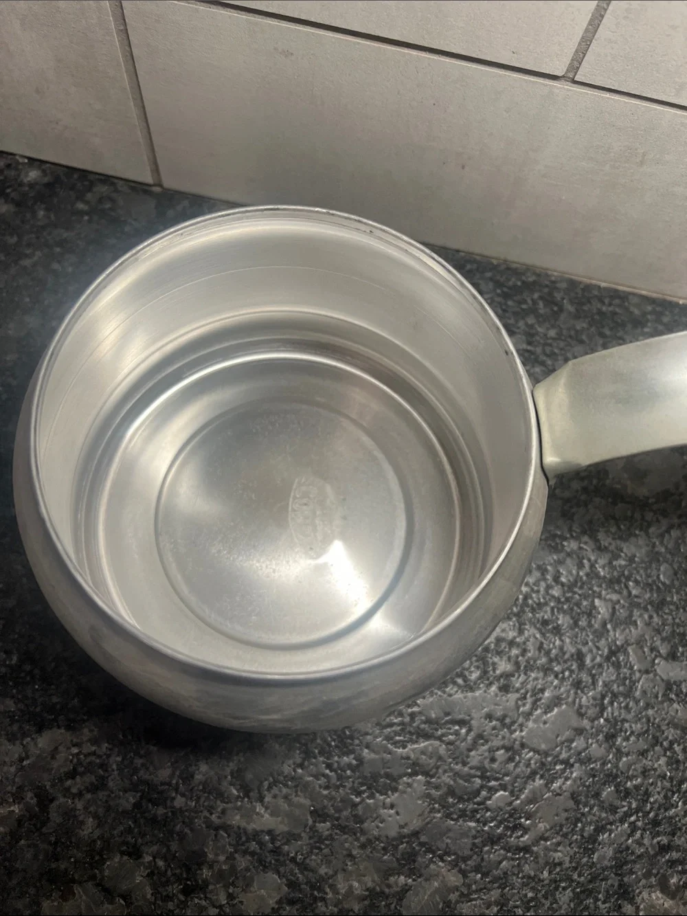 Comet Aluminum Double Boiler Saucepan with Lid - Stovetop Silver. Exc condition